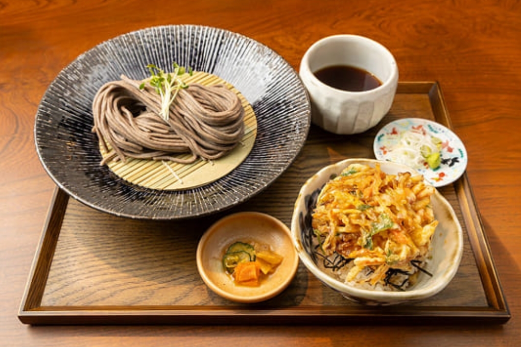 季節野菜のかき揚げ丼セット