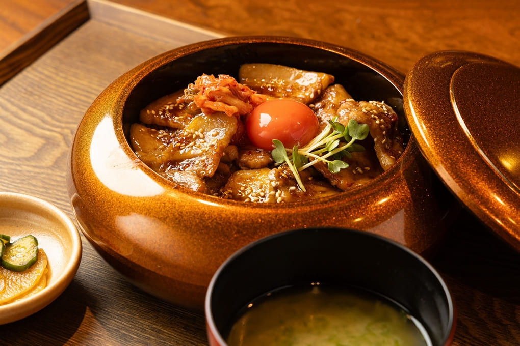 国産豚焼肉重